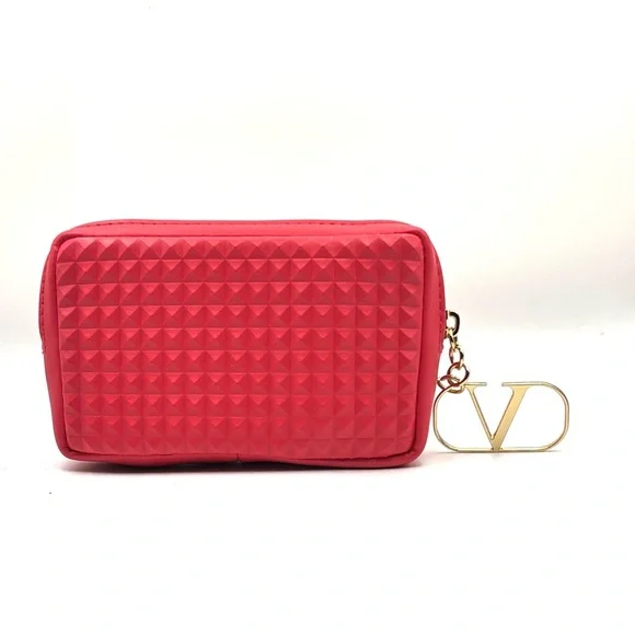 NEW Valentino Go-Clutch with Crossbody Strap - includes highlighter & lipstick - Picture 14 of 14
